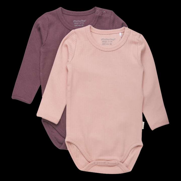 Priser på Minymo Baby Body - Misty Rose - 80