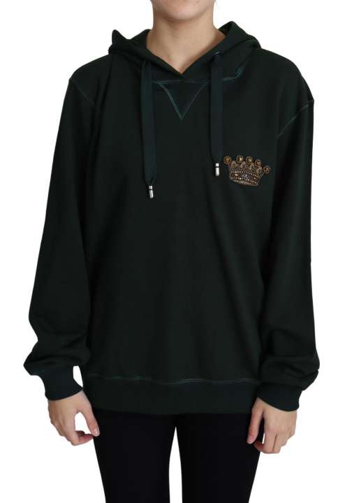 Priser på Dolce & Gabbana Regal Crown Embroidered Hoodie