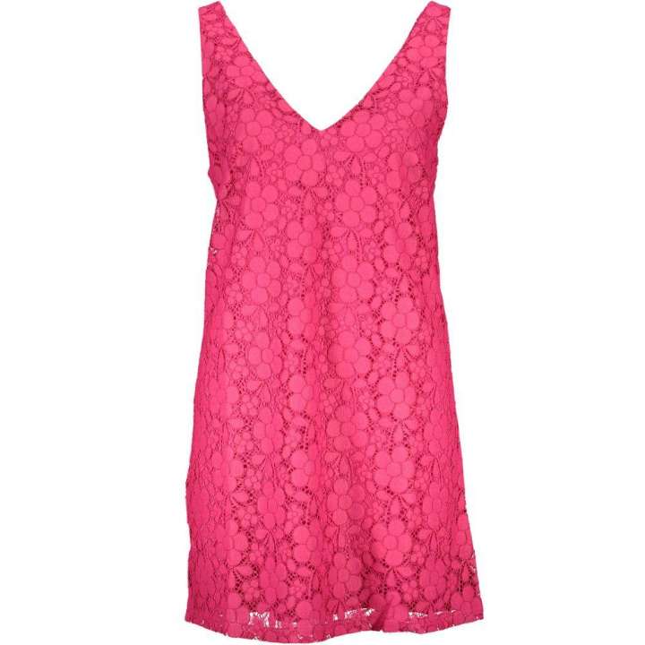 Priser på Desigual Pink Viscose Dress