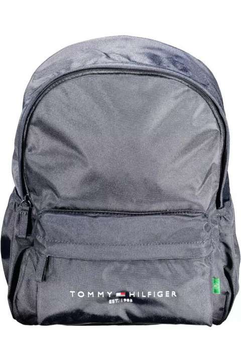 Priser på Tommy Hilfiger Sleek Blue Recycled Polyester Backpack