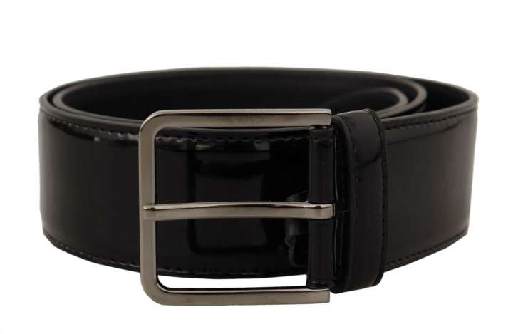 Priser på Dolce & Gabbana Elegant Black Leather Belt