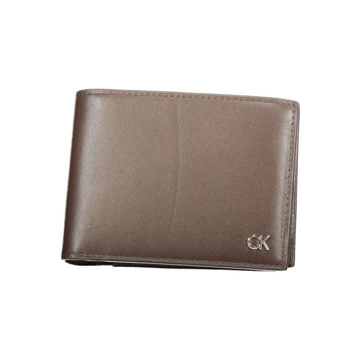 Priser på Calvin Klein Brown Leather Wallet