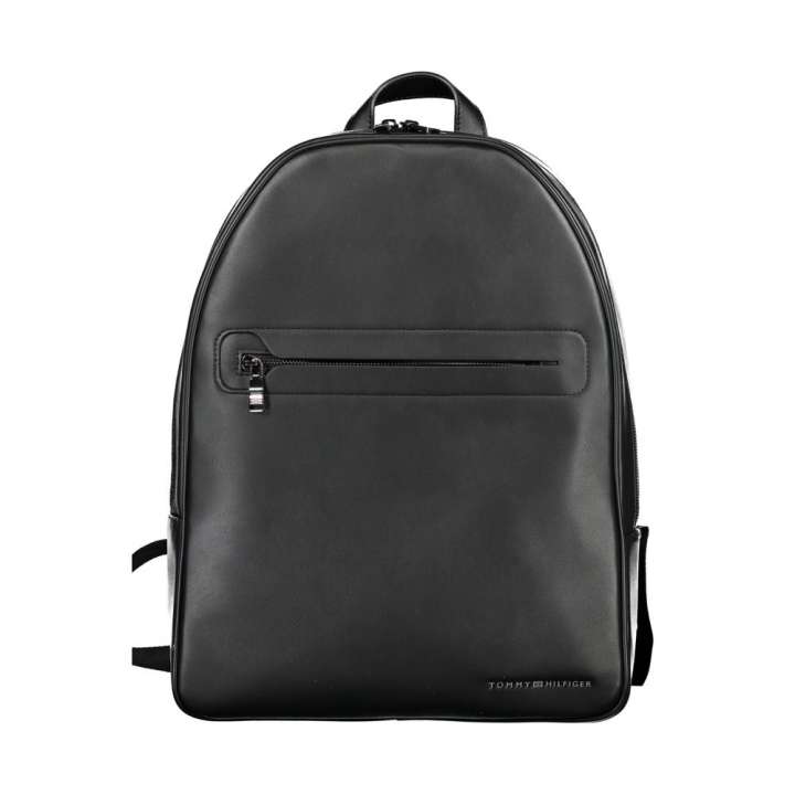 Priser på Tommy Hilfiger Black Polyester Backpack