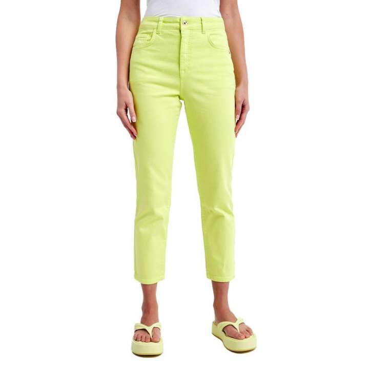 Priser på Patrizia Pepe Chic High-Waisted Lime Trousers