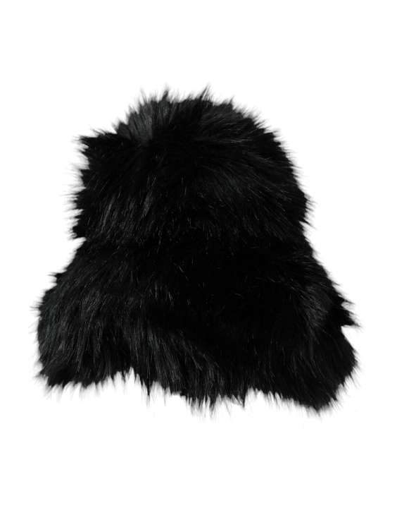 Priser på Dolce & Gabbana Black Faux Fur Dames Bucket Hat