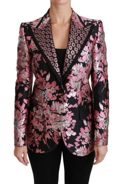 Priser på Dolce & Gabbana Elegant Floral Jacquard Blazer