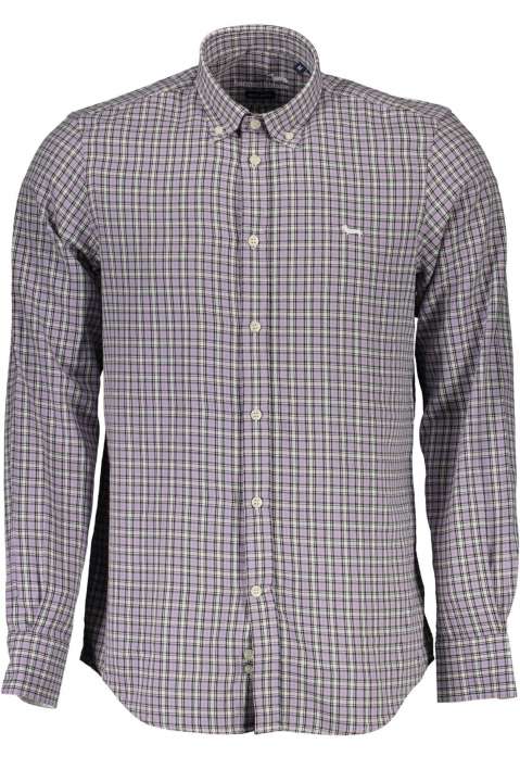 Priser på Harmont & Blaine Elegant Purple Cotton Long Sleeve Shirt