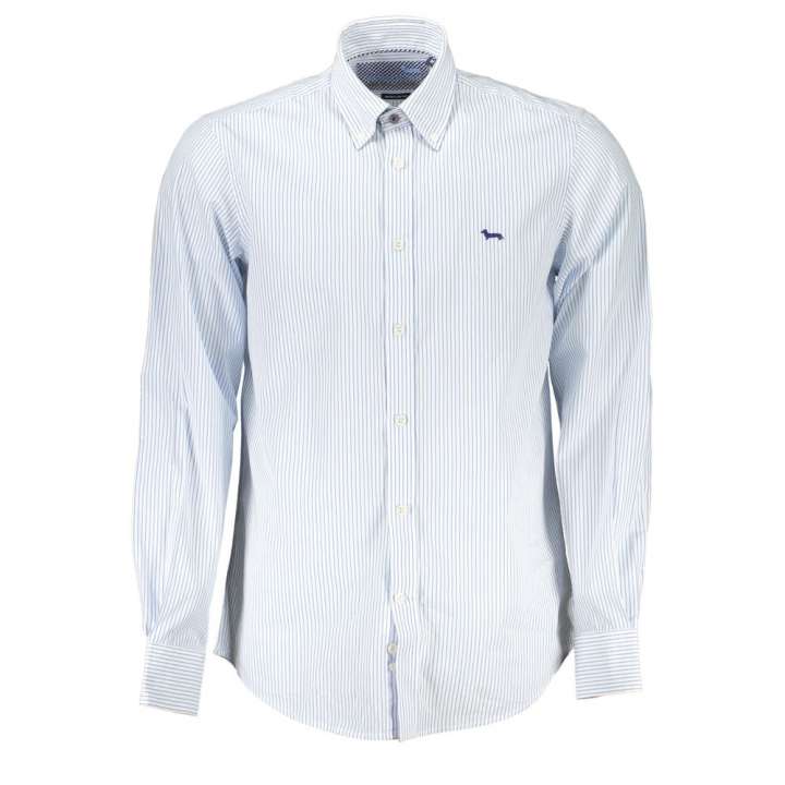 Priser på Harmont & Blaine Elegant Striped Button-Down Cotton Shirt