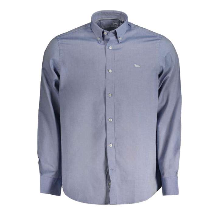 Priser på Harmont & Blaine Blue Cotton Shirt