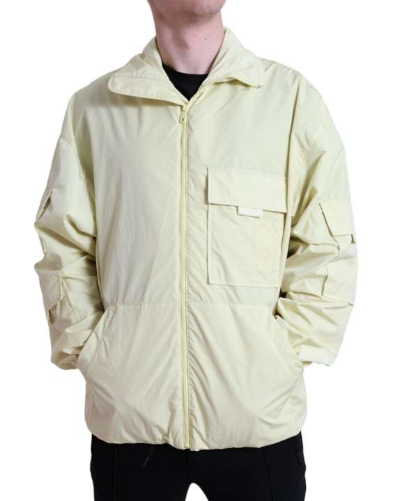 Priser på Dolce & Gabbana Elegant Yellow Windbreaker Jacket