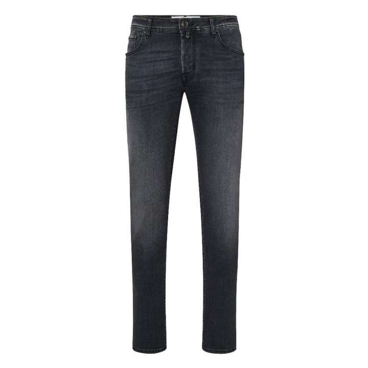 Priser på Jacob Cohen Elegant Slim Fit Black Stretch Jeans