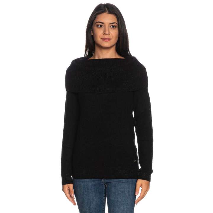 Priser på Yes Zee Black Viscose Sweater