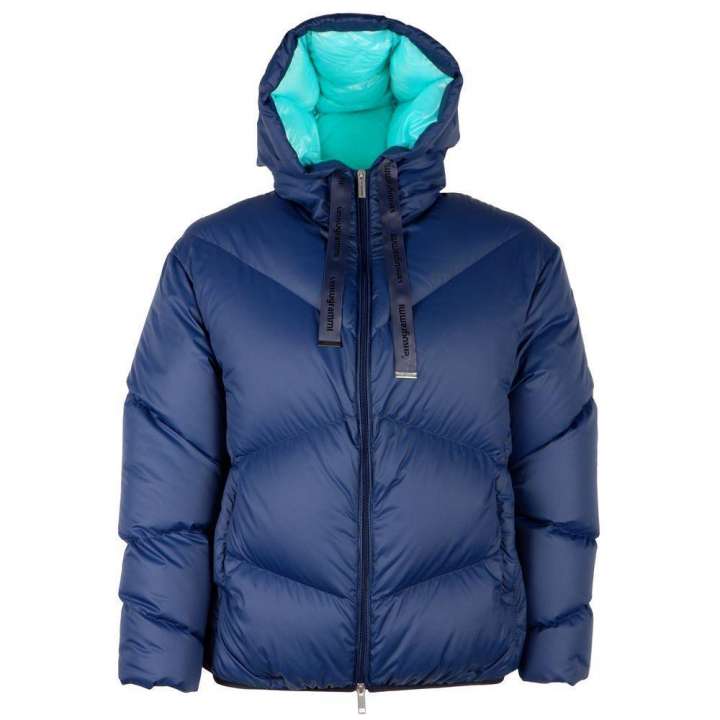 Priser på Centogrammi Elegant Blue Feather Down Jacket