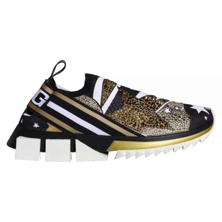 Priser på Dolce & Gabbana Multicolor Comet Star Print Sorrento Sneakers Sko