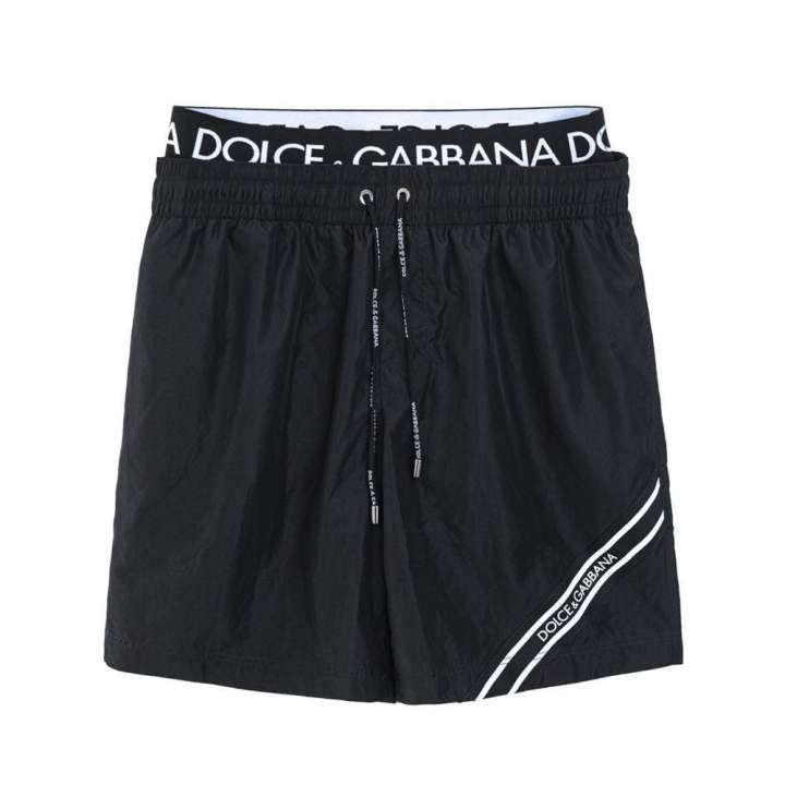 Priser på Dolce & Gabbana Black Polyester Swimwear