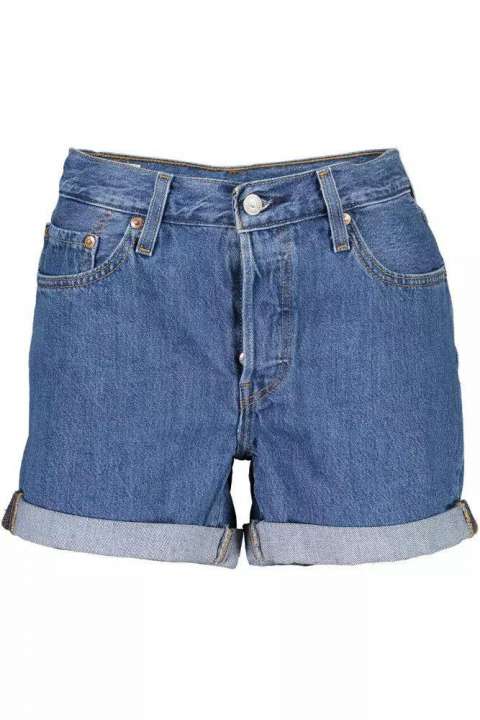 Priser på Levi's Chic Blue Cotton Denim Shorts