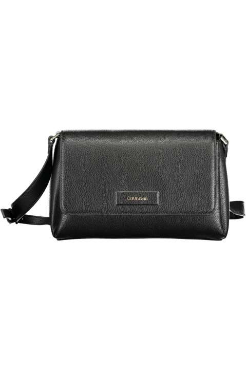 Priser på Calvin Klein Elegant Black Shoulder Bag with Logo Detail