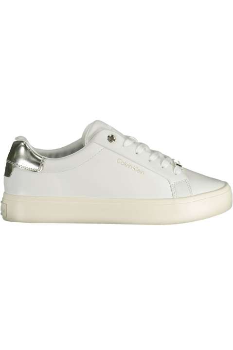 Priser på Calvin Klein Elegant White Contrast Lace-Up Sneakers