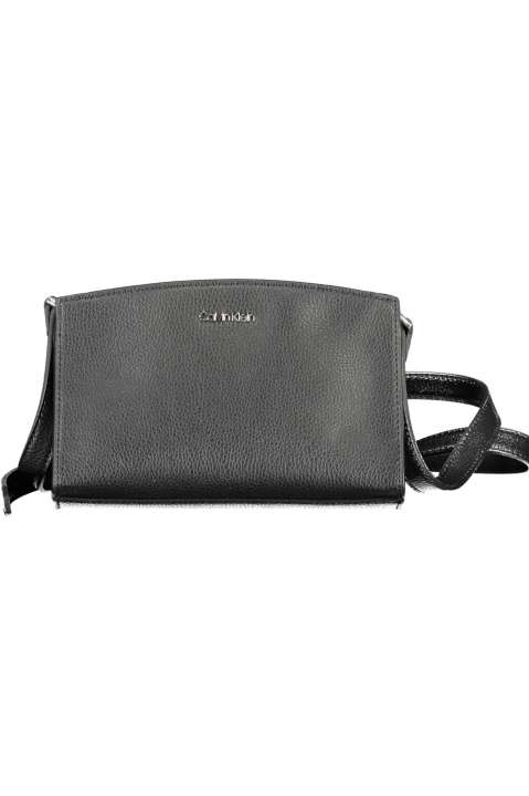 Priser på Calvin Klein Elegant Black Shoulder Bag with Logo Detailing