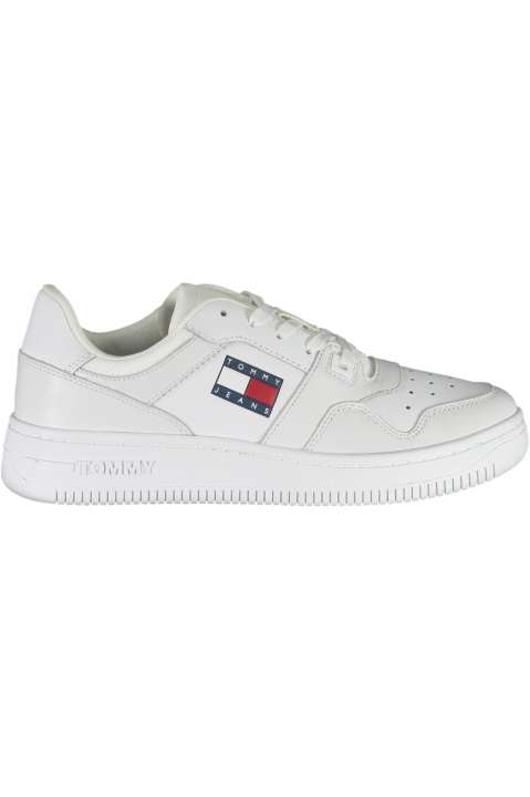 Priser på Tommy Hilfiger Sleek White Sneakers with Eco-Friendly Twist