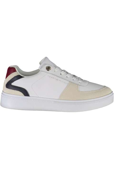 Priser på Tommy Hilfiger Chic White Lace-Up Sporty Sneakers