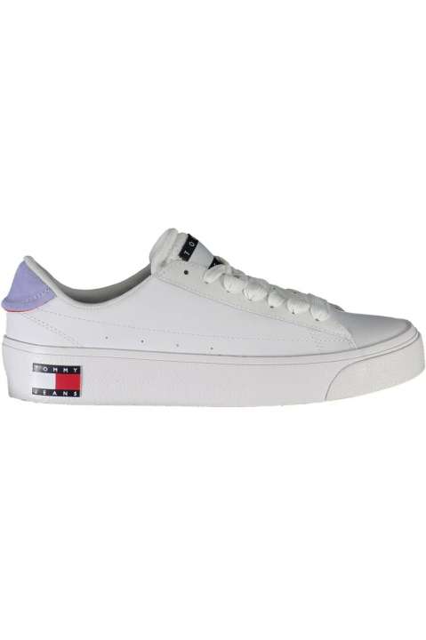 Priser på Tommy Hilfiger Eco-Conscious White Sneakers with Logo Accents