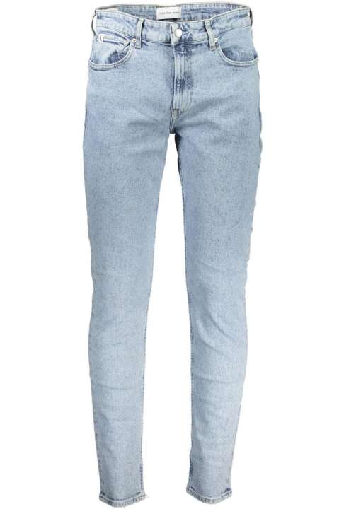 Priser på Calvin Klein Sleek Slim Taper Light Blue Jeans