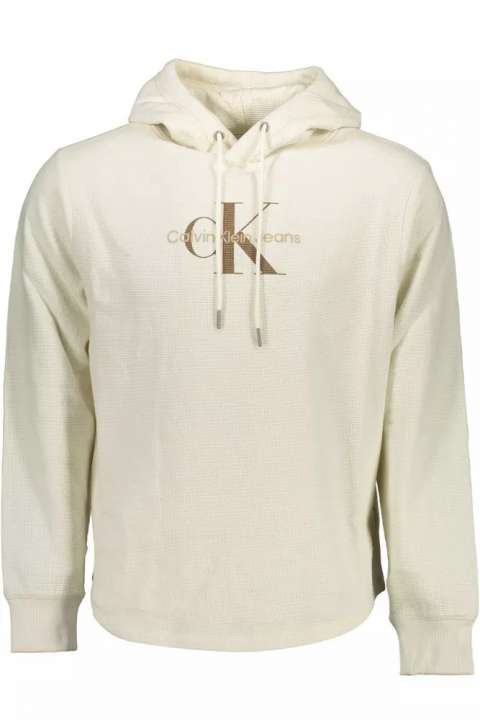 Priser på Calvin Klein Elegant White Hooded Sweater