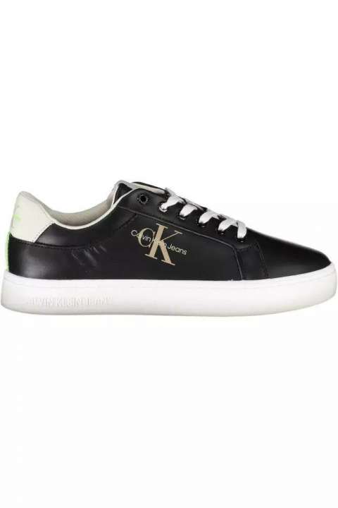 Priser på Calvin Klein Sleek Recycled Sports Sneakers in Jet Black