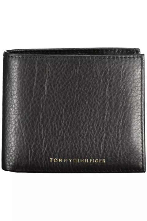 Priser på Tommy Hilfiger Elegant Black Leather Herre Wallet with RFID Blocker