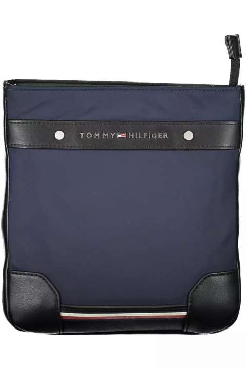 Priser på Tommy Hilfiger Chic Blue Shoulder Bag with Contrasting Details