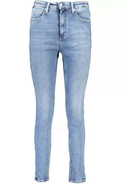 Priser på Calvin Klein High Rise Skinny Light Blue Jeans