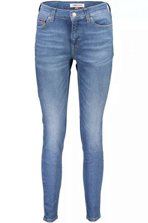 Priser på Tommy Hilfiger Chic Skinny Mid-Rise Jeans in Light Blue