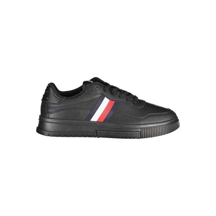 Priser på Tommy Hilfiger Sporty Lace-Up Sneakers with Contrast Embroidery