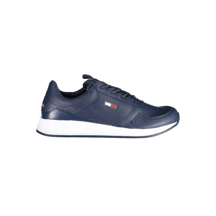 Priser på Tommy Hilfiger Chic Blue Contrast Lace-up Sneakers