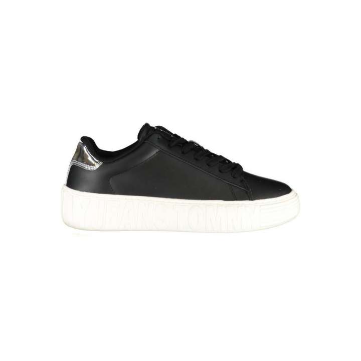 Priser på Tommy Hilfiger Elegant Lace-Up Sneakers with Contrast Details