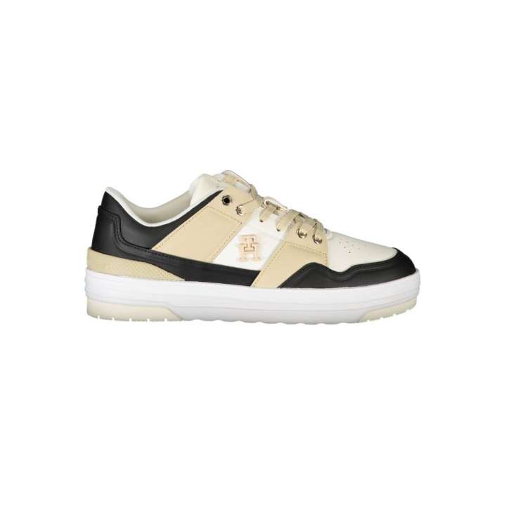 Priser på Tommy Hilfiger Elegant Lace-up Sneakers with Contrast Details