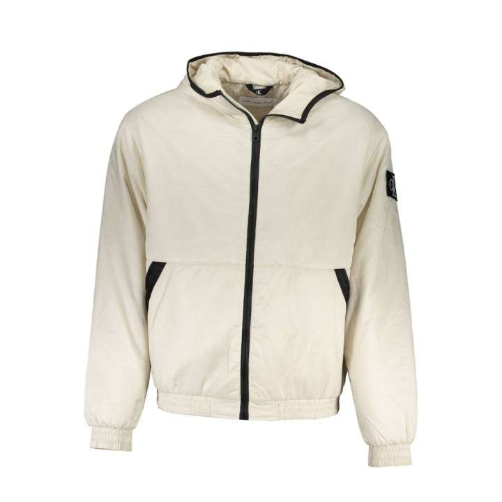 Priser på Calvin Klein Elegant Beige Hooded Jacket - Timeless Outerwear