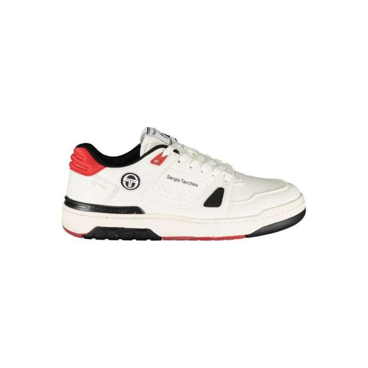 Priser på Sergio Tacchini Chic White Sports Sneakers with Contrast Details