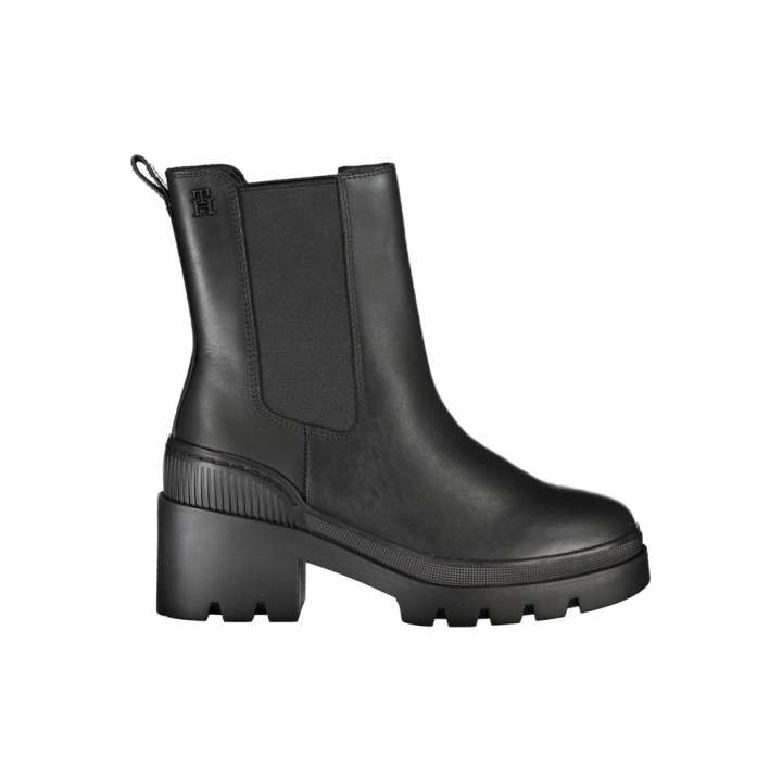 Priser på Tommy Hilfiger Chic Side Elastic Ankle Boots with Logo Detail