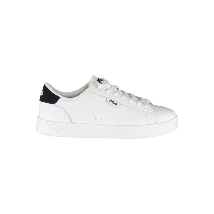 Priser på Fila Classic White Sneakers with Contrast Details