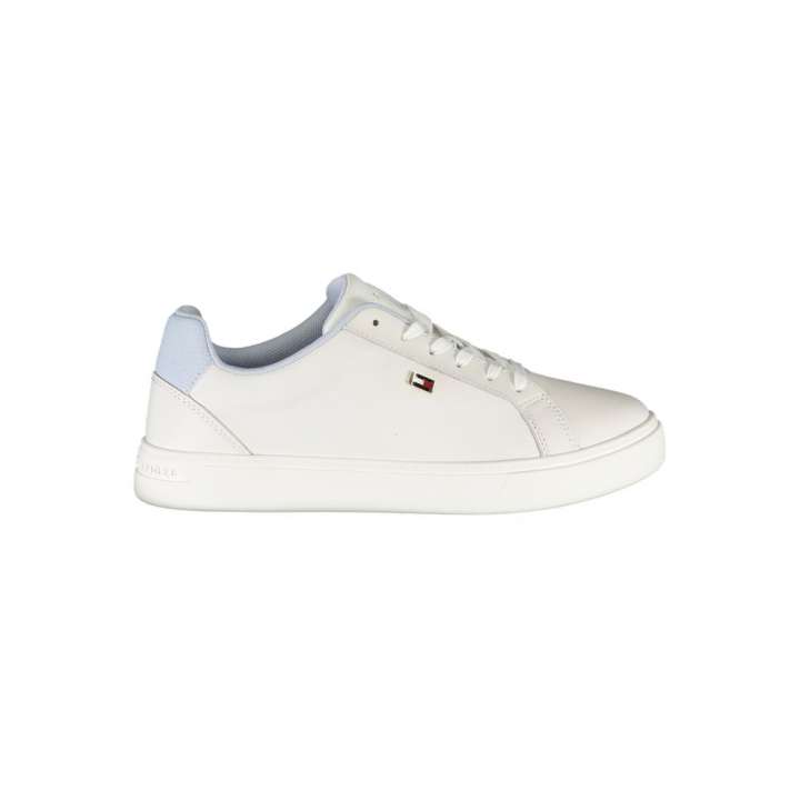 Priser på Tommy Hilfiger White Polyester Sneakers