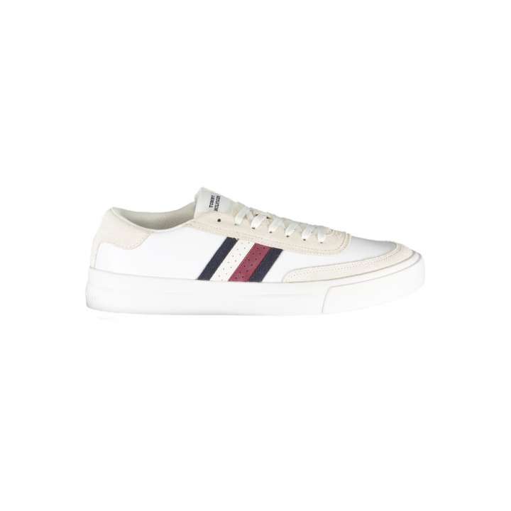 Priser på Tommy Hilfiger White Polyester Sneakers