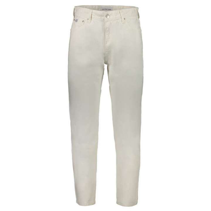 Priser på Calvin Klein White Cotton Jeans & Pants