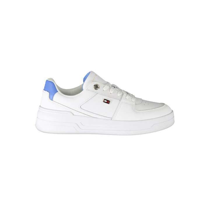 Priser på Tommy Hilfiger White Polyester Sneakers