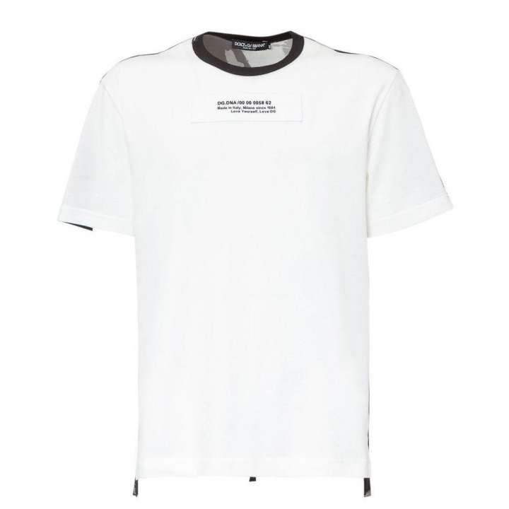 Priser på Dolce & Gabbana White Cotton T-Shirt