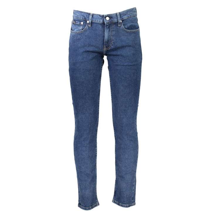 Priser på Calvin Klein Blue Cotton Jeans & Pants