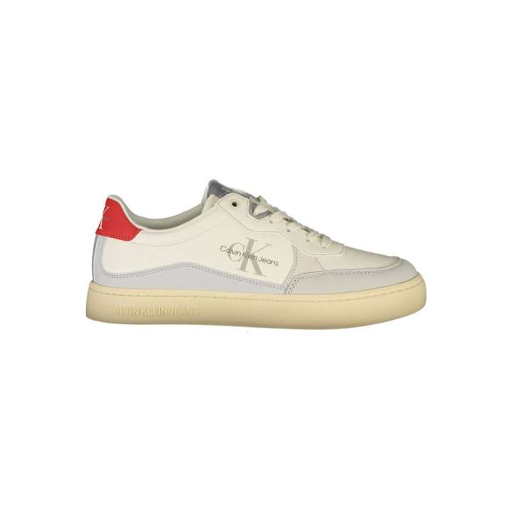 Priser på Calvin Klein White Polyester Sneakers