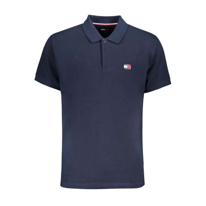 Priser på Tommy Hilfiger Blue Cotton Polo Shirt