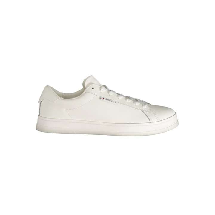 Priser på Tommy Hilfiger White Polyester Sneakers